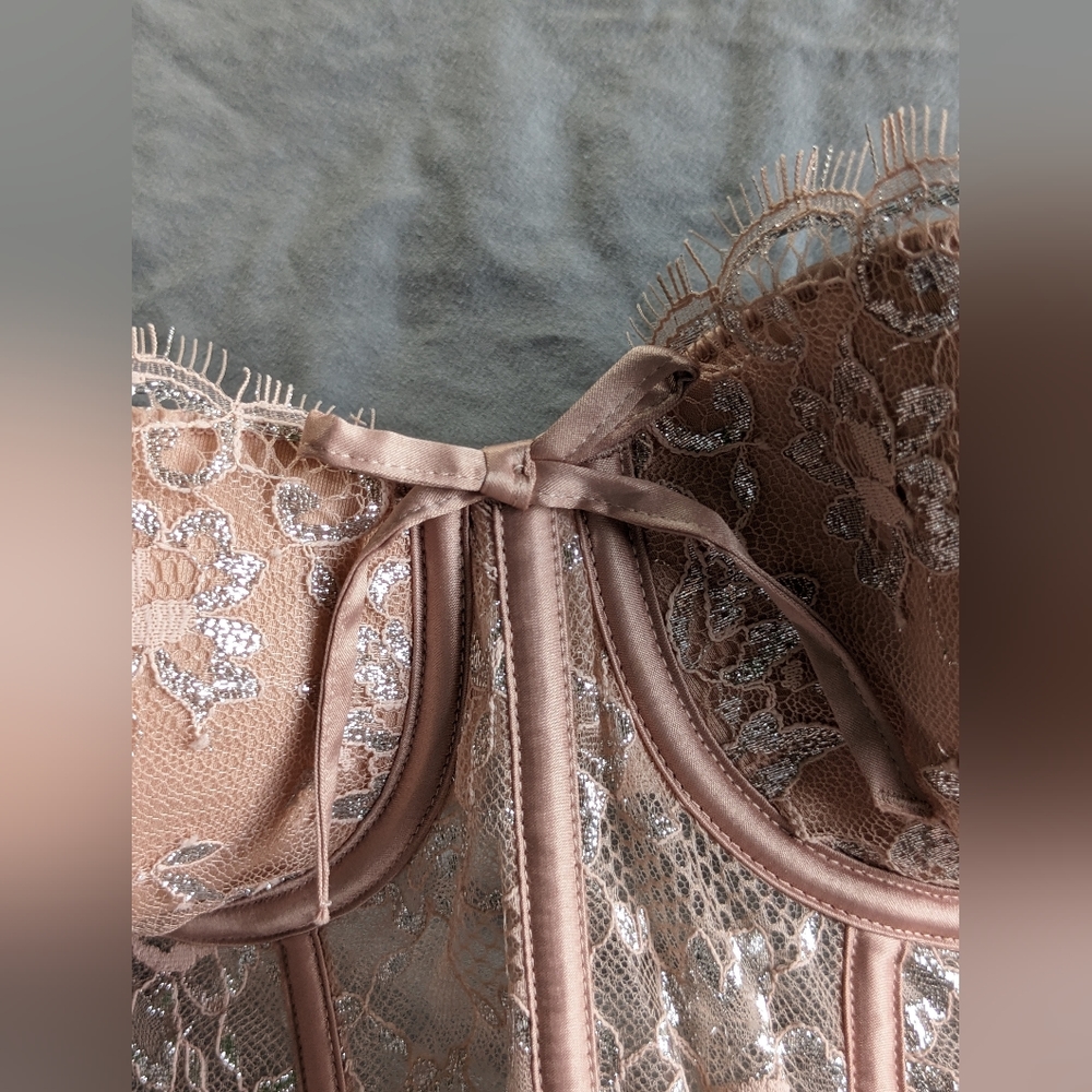 Blush pink medium VS corset